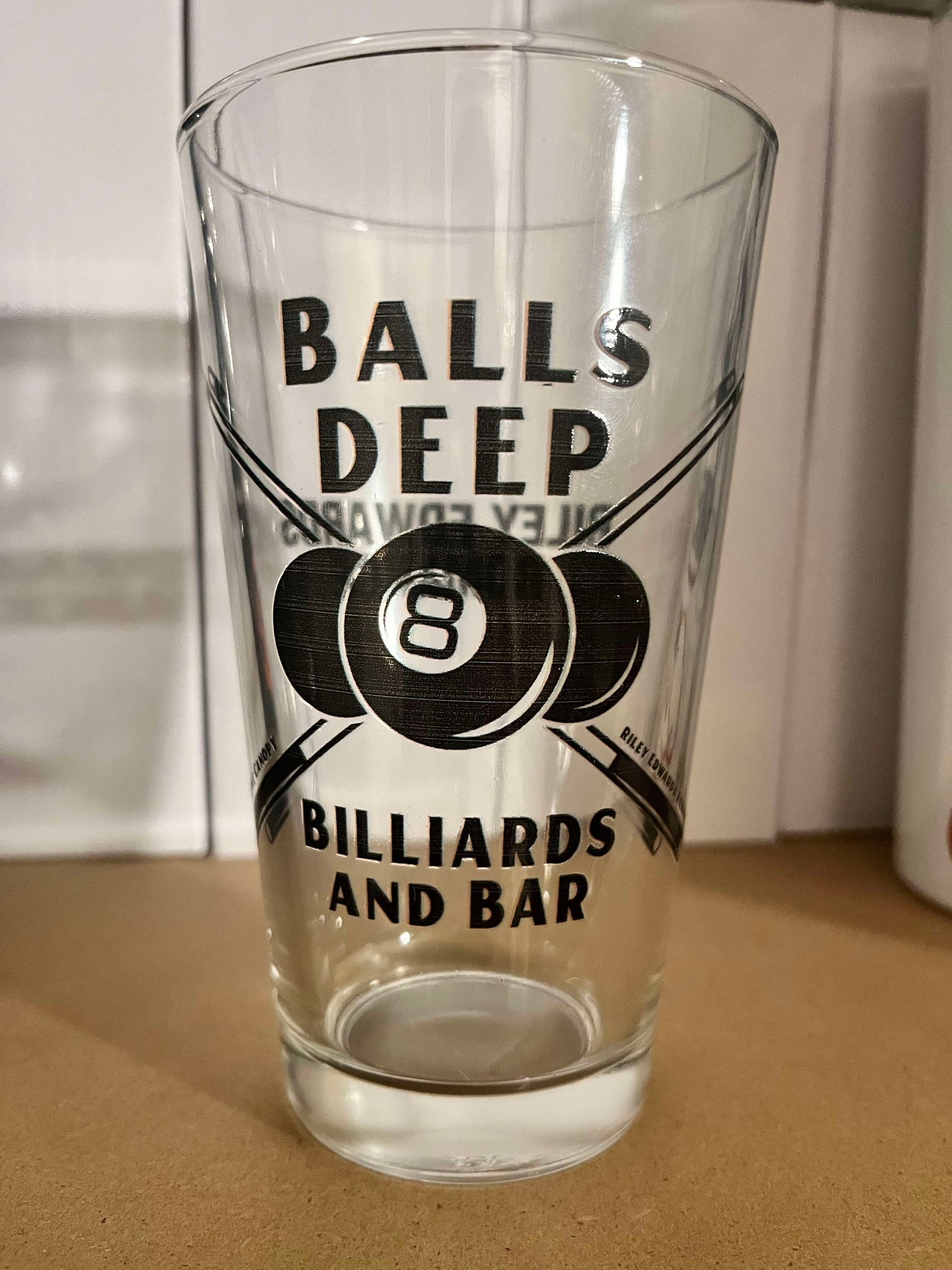Balls Deep Pink Glass