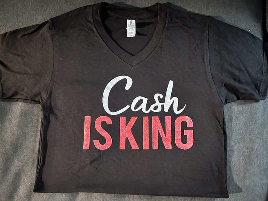 Cash is King (Light Pink Glitter)