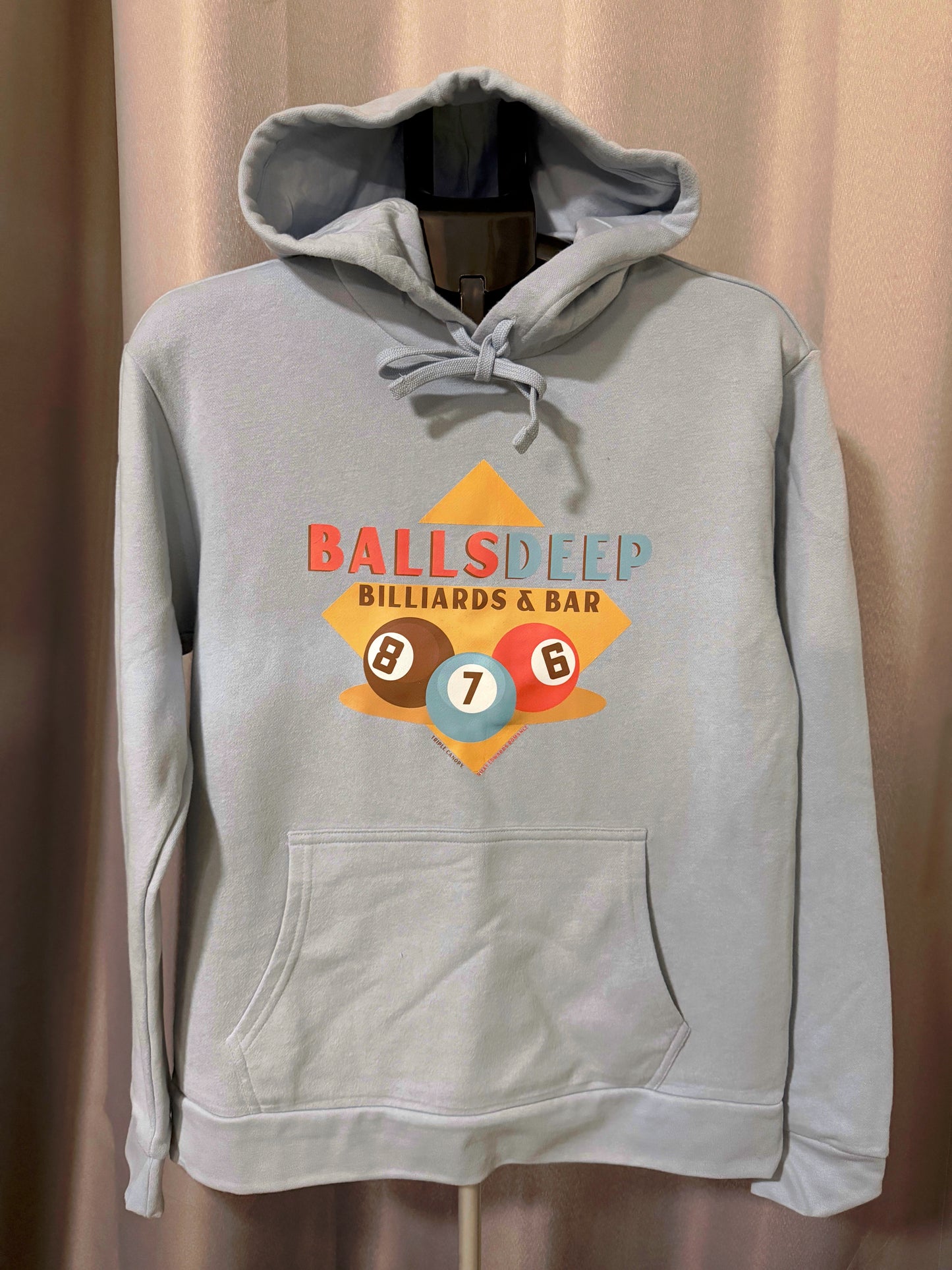 Balls Deep Hoodie Color Logo Dark Colors