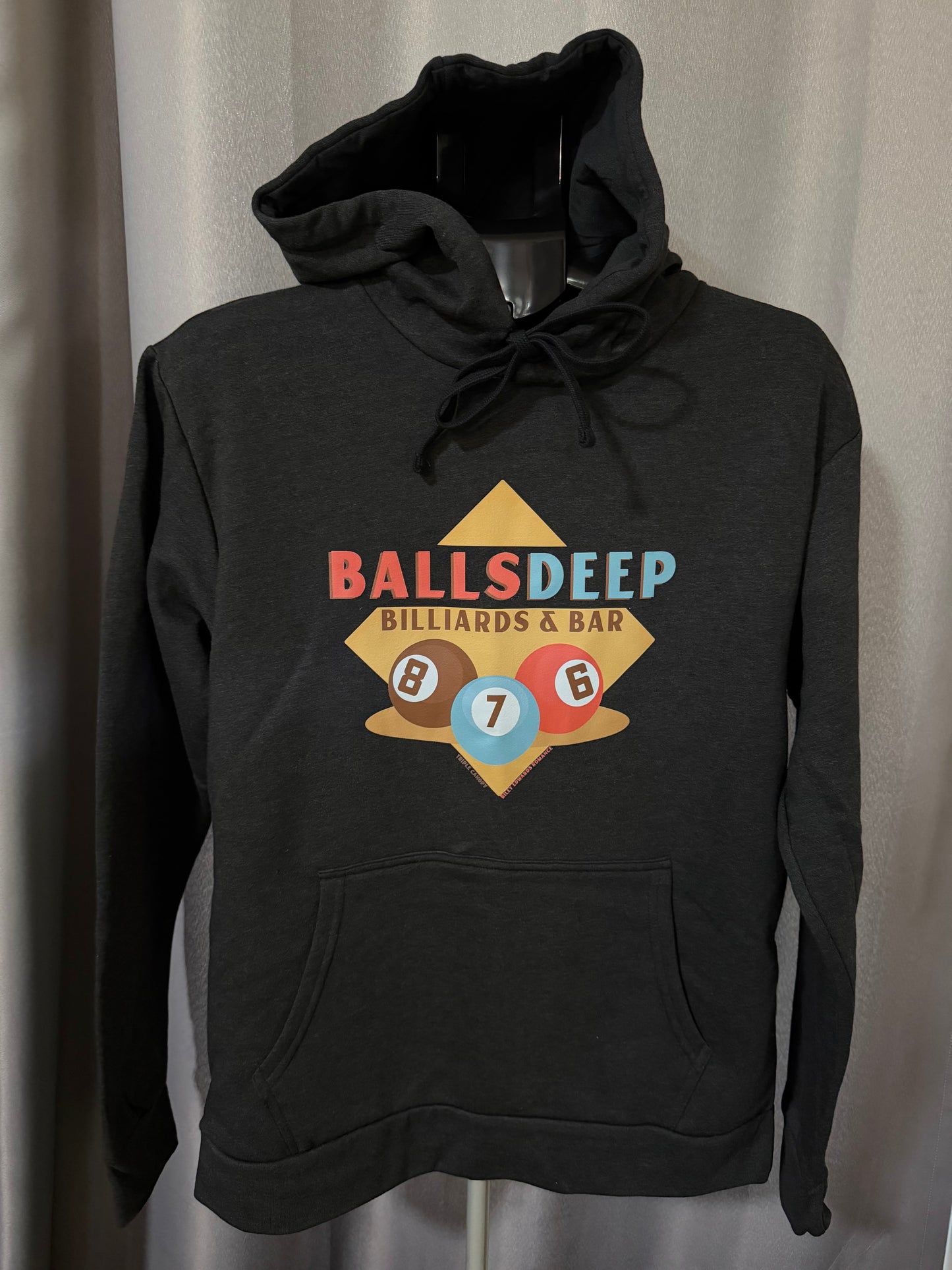 Balls Deep Hoodie Color Logo Dark Colors