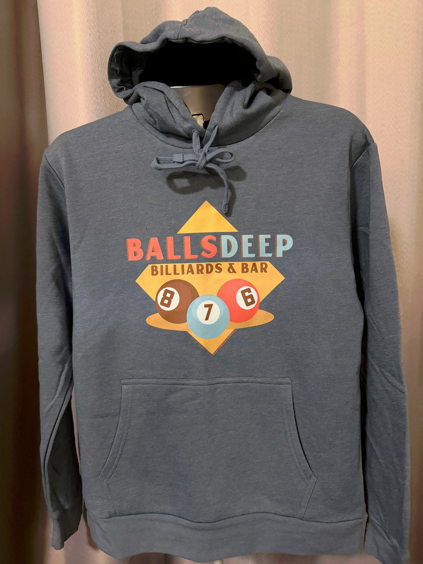 Balls Deep Hoodie Color Logo Dark Colors