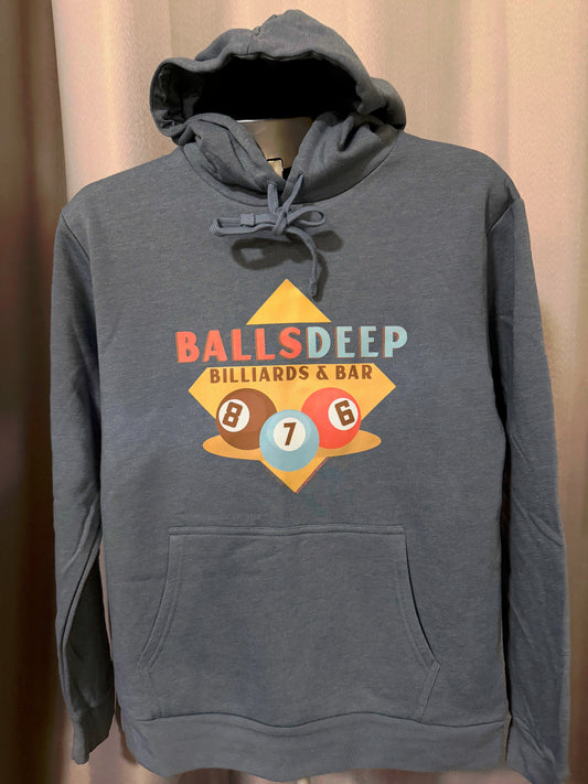 Balls Deep Hoodie Color Logo Dark Colors